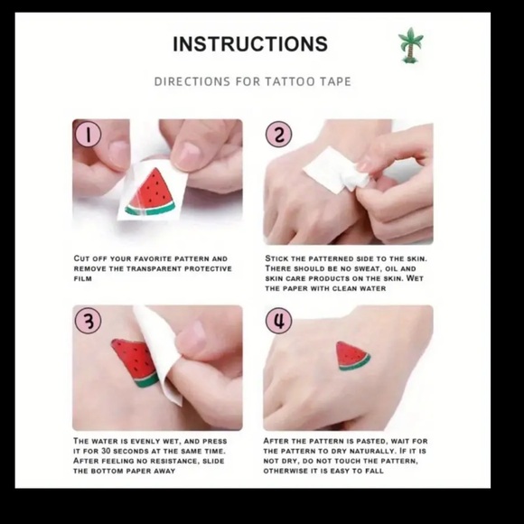 Tattoo, Sticker Temporary Tattoo, Long-Lasting Body Art, Trick Friends/Fโฆ - Picture 6 of 9